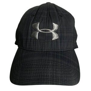 Under Armour OSFA Black Gray Heatgear Cap With Logo Like New